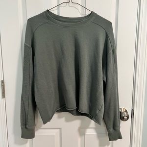Aerie Light Terry Crewneck Pullover